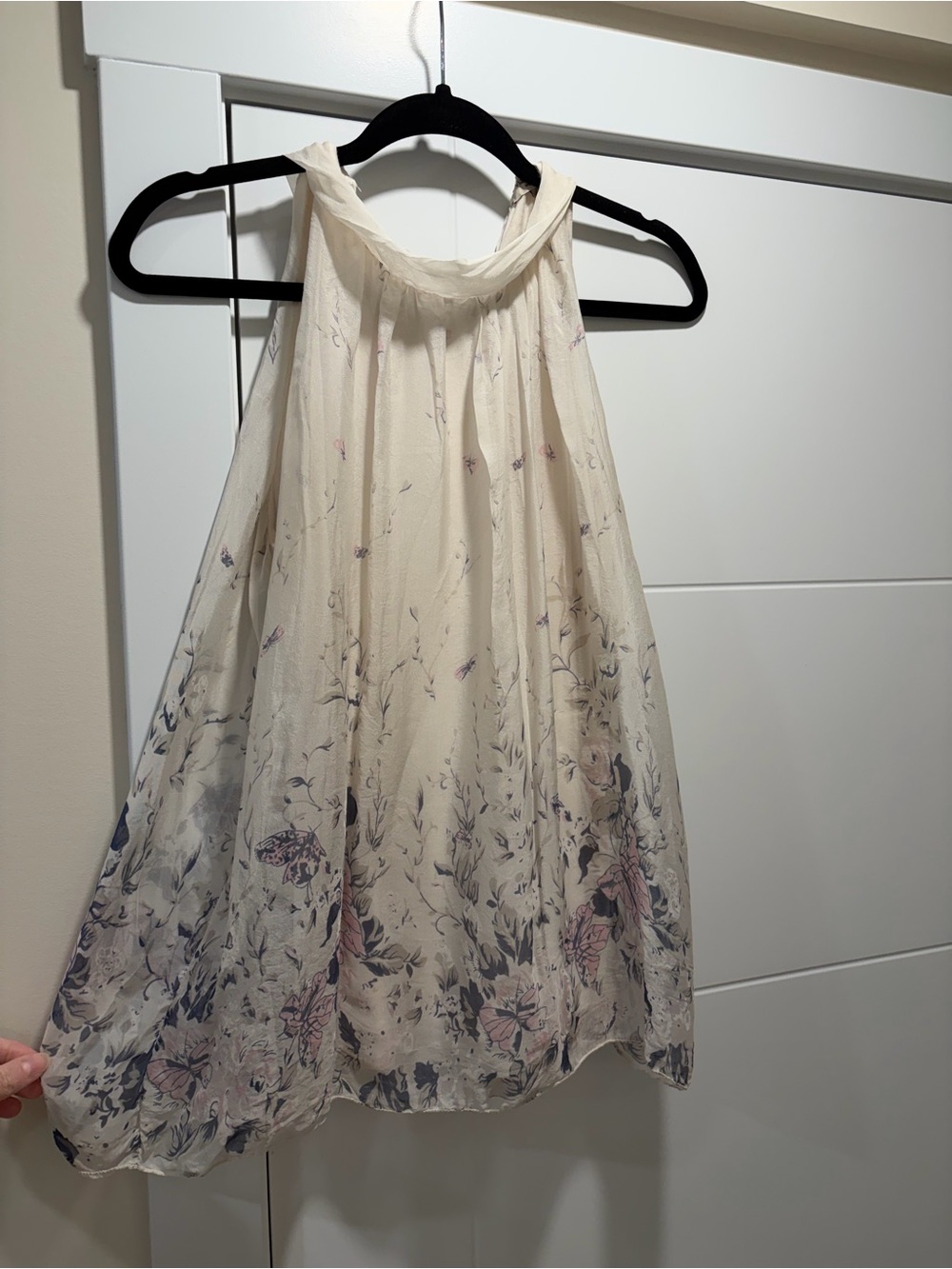 Silk Shell Flowy Sleeveless Top
